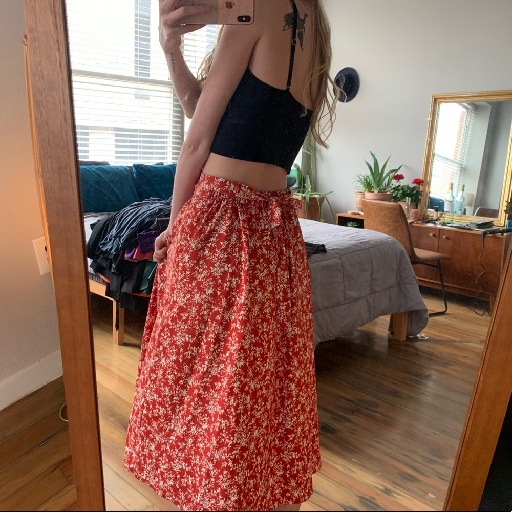 Floral skirt